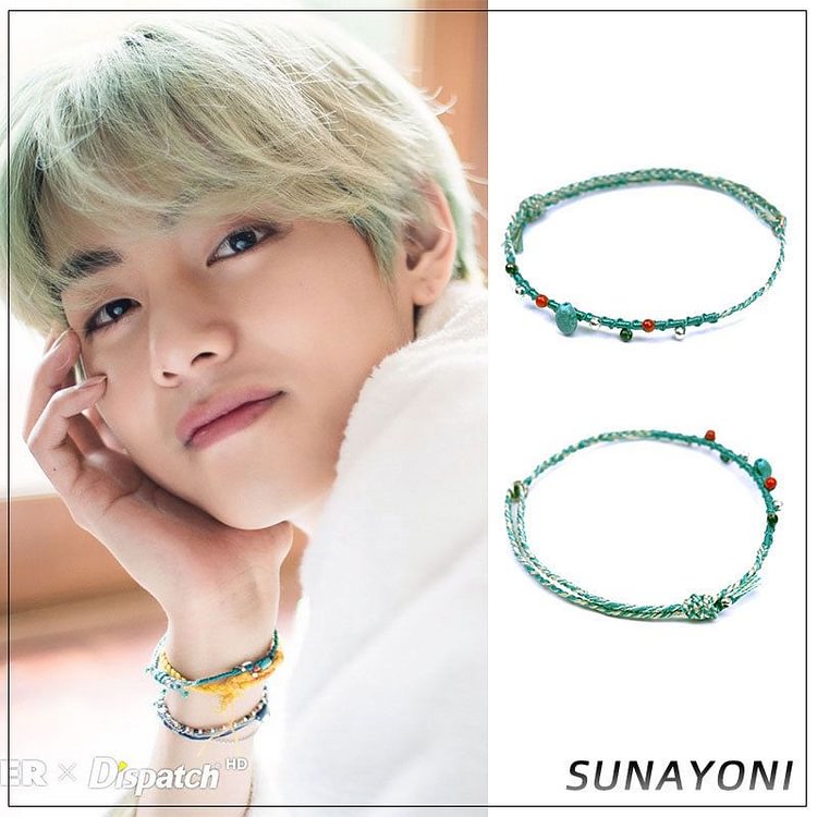 방탄소년단 V Fashion Braided Bracelet
