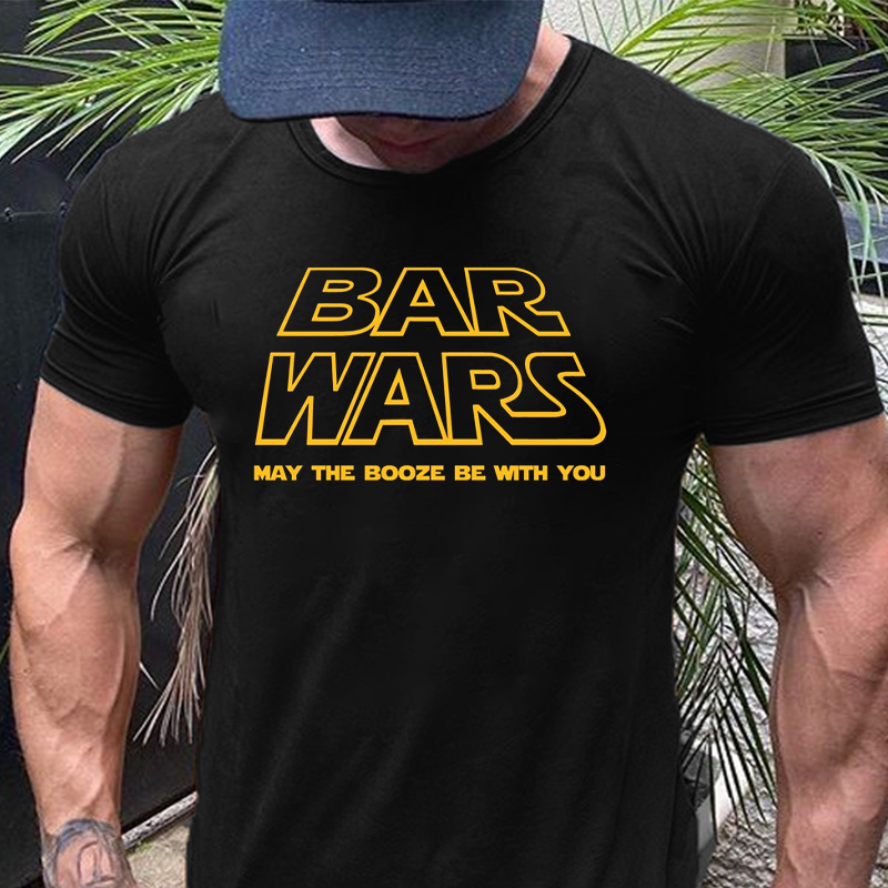 Bar Wars Funny Drinking T-shirt ctolen