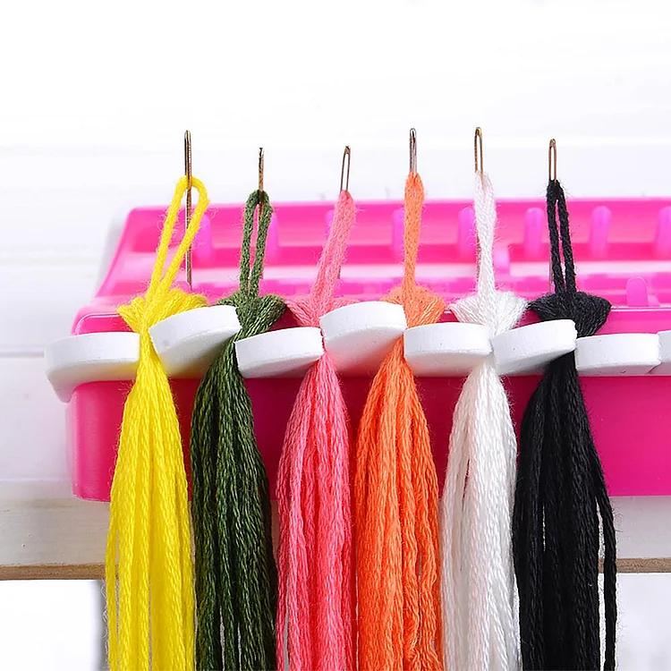 Sewing Floss Thread Organizer Holder 50 Positions Cross Stitch Row