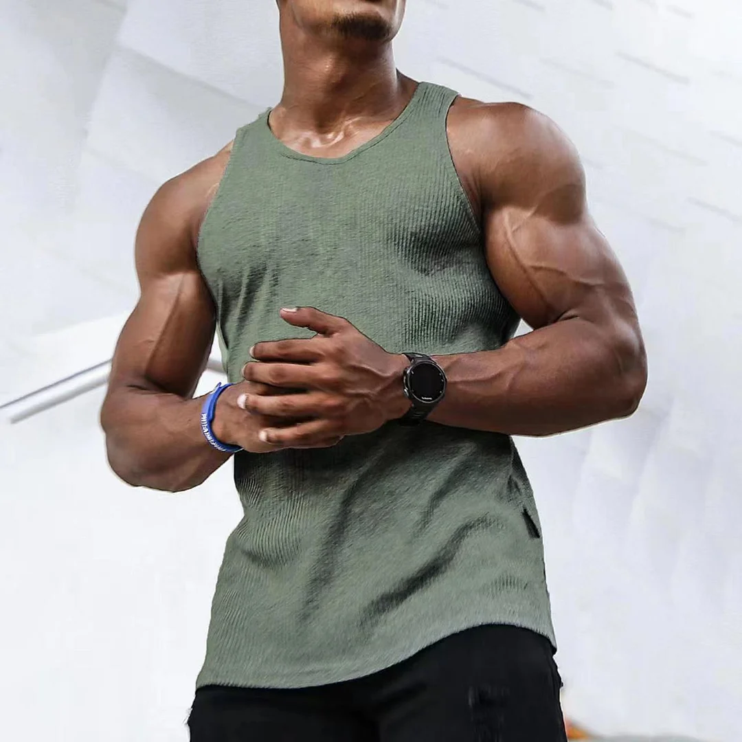 Men's Casual Sports High Elastic Breathable Vest-inspireuse