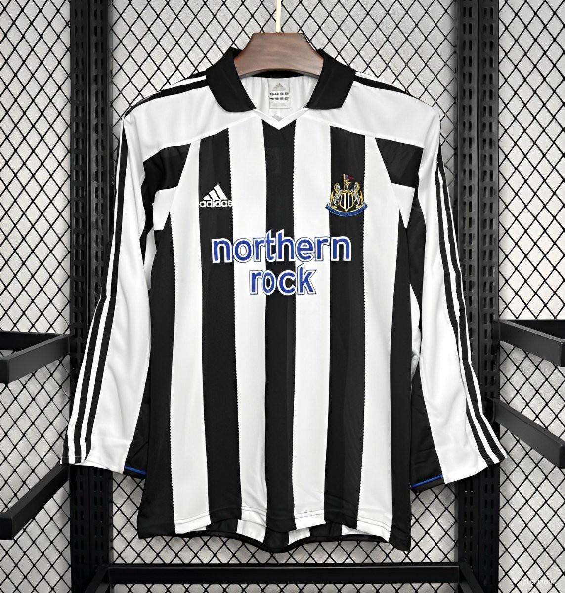 Retro Newcastle United 2003-05 Home Long Sleeve Jersey