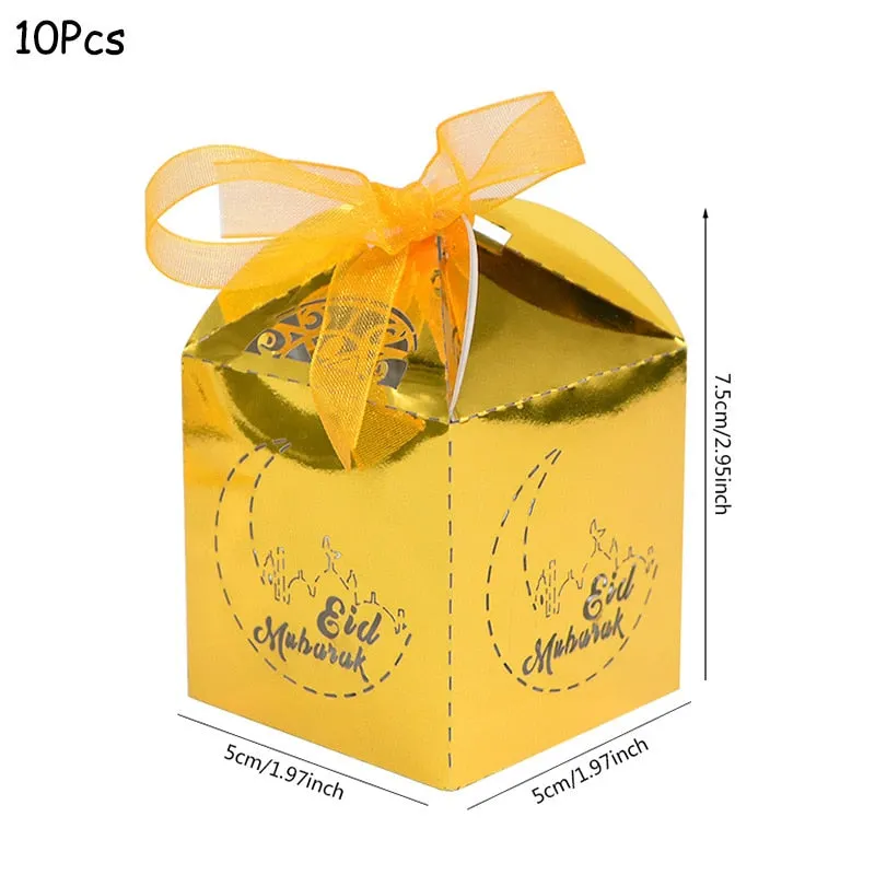 Ramadan Kareem Decoration Eid Mubarak Banner Balloons Disposable Tableware Set Ramadan Mubarak Muslim Islamic Party Decorations