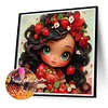 Diamond Painting -DIY Round Drill Strawberry Girl