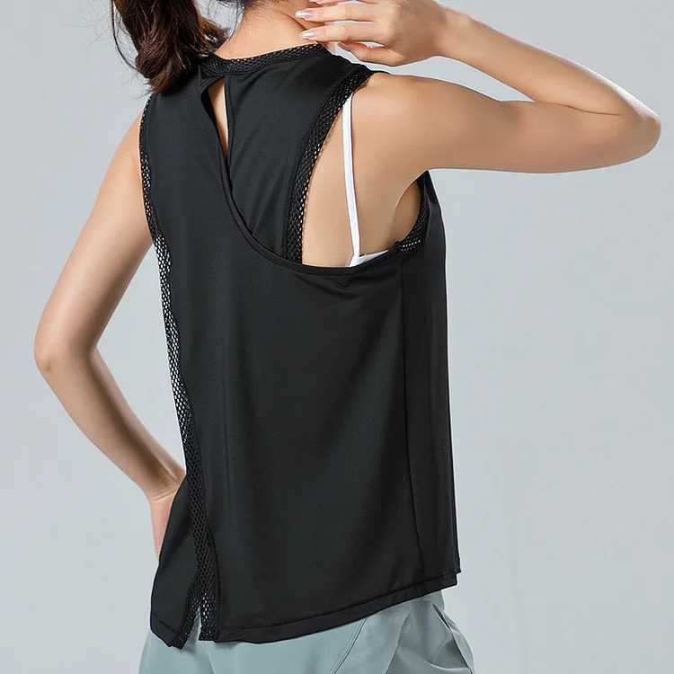 Moisture Wicking Tank Top Mesh Mesh Breathable Quick-Dry Vest Sports Loose