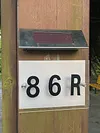 LED Solar House Number Light Digital Address Indication Doorplate Light
