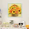 Sunflower - 9CT Full Beaded Cross Stitch Kit(40x40cm)