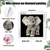 Elefant - speziell geformte Diamantmalerei - 30 * 30cm