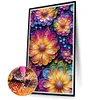 (40*70cm)Flower - Full Round Drill Diamond Painting
