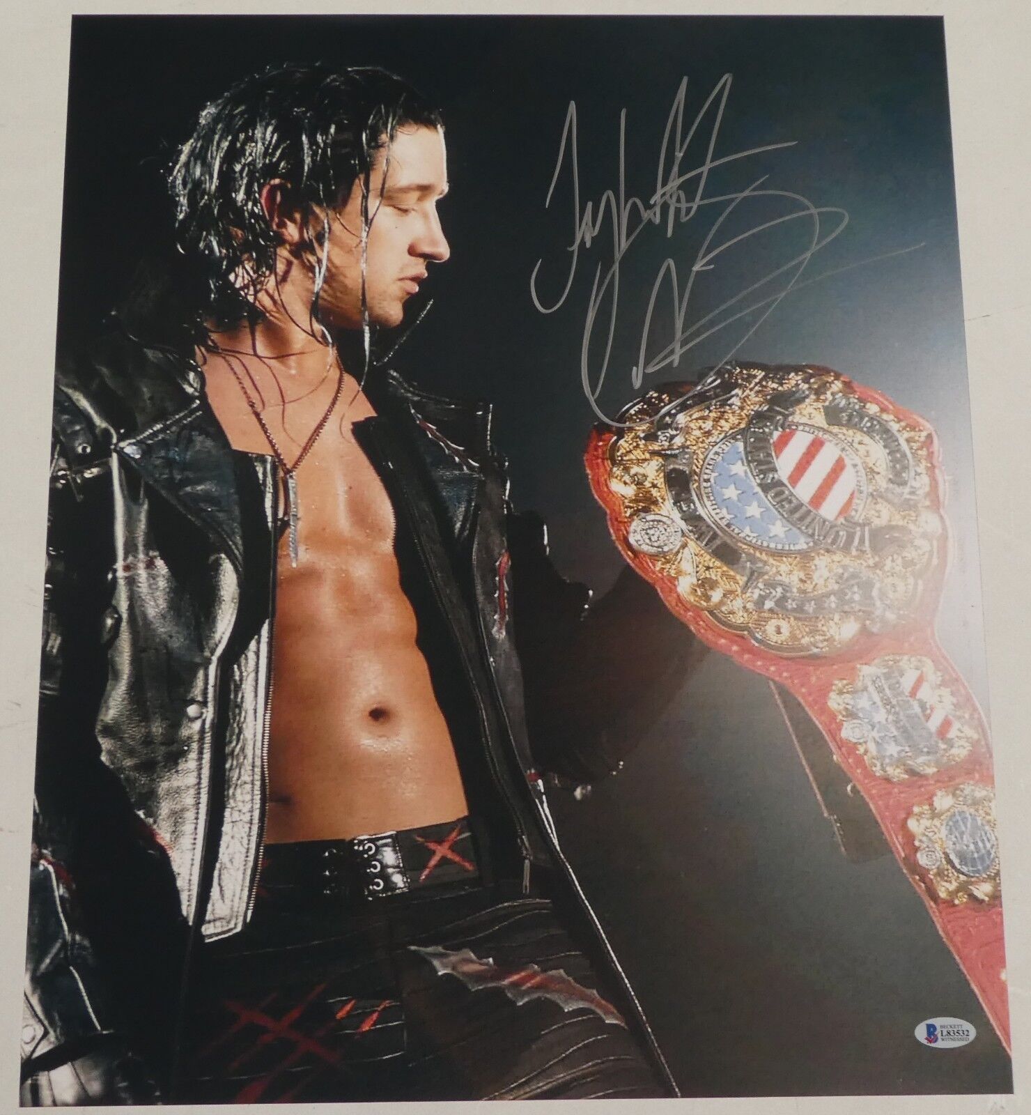 Jay White Signed 16x20 Photo Poster painting BAS COA New Japan Pro Wrestling Picture Autograph 2