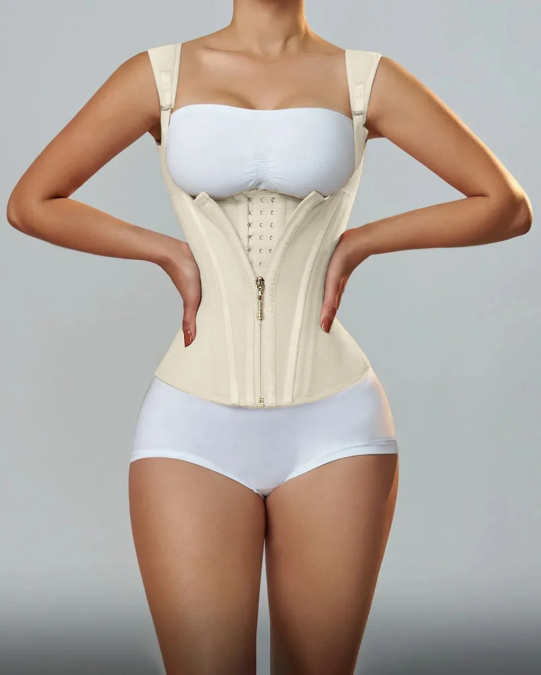 Merraci&trade; Faja Shapewear with Double Waistband &ndash; Abdominal Control and Waist Sculpting