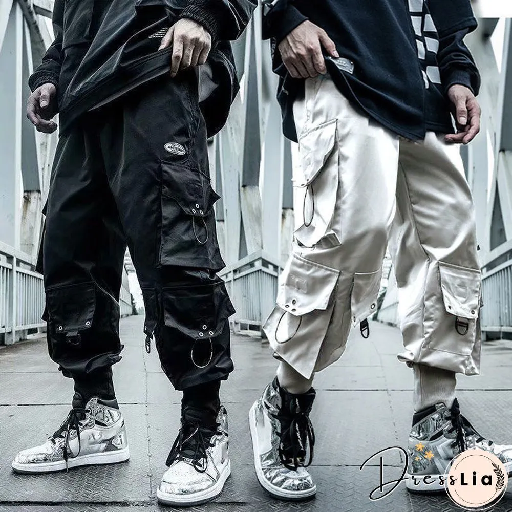 Men's Multi-Pocket Casual Loose Overalls