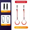 Outdoor Kids Climbing Rings Ladder, Preschool Vestibular Sensory Training Fitness Balance Equipment 
