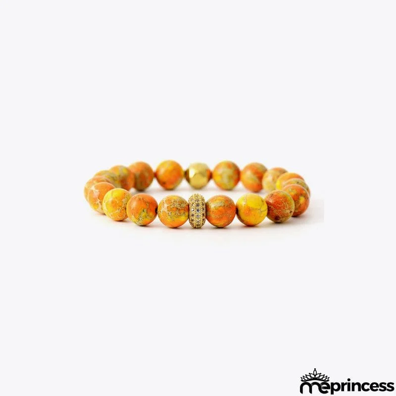 Natural Stone Beaded Bracelet