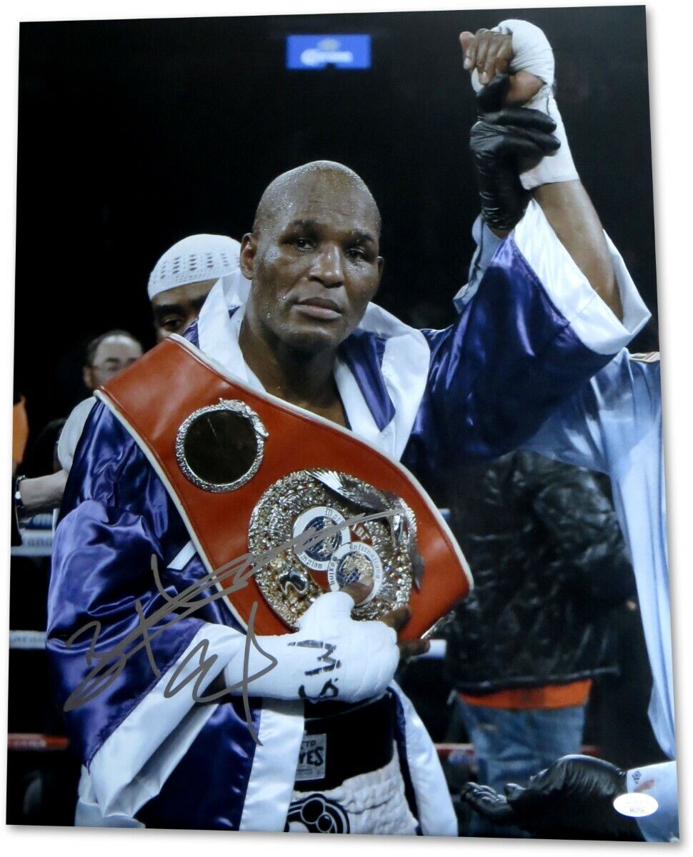 Bernard Hopkins Signed Autographed 16X20 Photo Poster painting Post Fight Win JSA SS12714