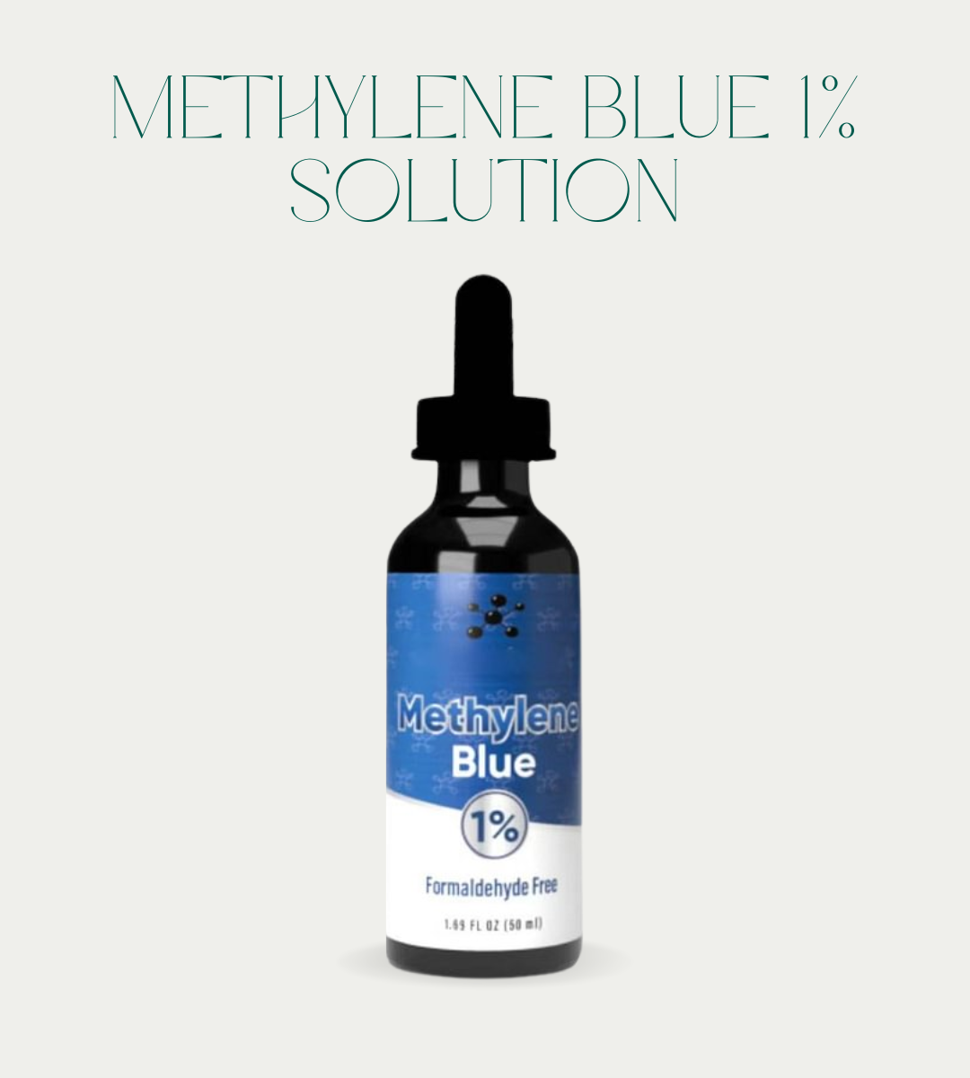 Methylene Blue 1% Solution | Brain Health Support | 50ml
