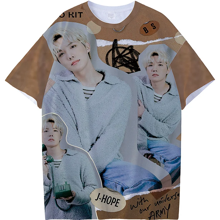 BTS 3D Full Body Printed T-shirt