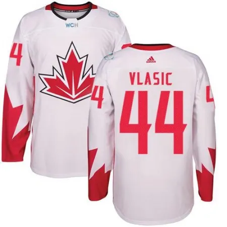 Team CA. #44 Marc-Edouard Vlasic White 2016 World Cup Stitched NHL Jersey