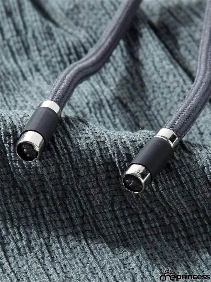 Oversize Comfy Two-Piece Outfit Solid Color T-Shirts + Drawstring Shorts