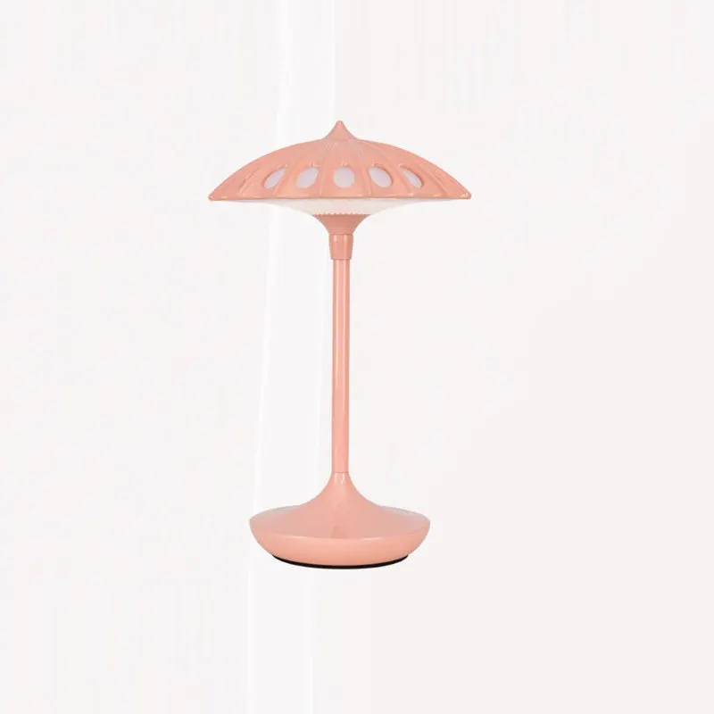 Contemporary Creative Umbrella Acrylic Aluminum LED Table Lamp For Bedroom mysite