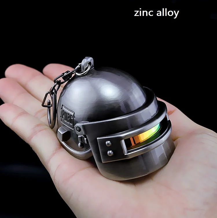 Toy Time PUBG Game Weapon Model Fragment Grenade Keychain Hanging Helmet Keychain Peace Elite Level Three A Model Toy Fidget Toy