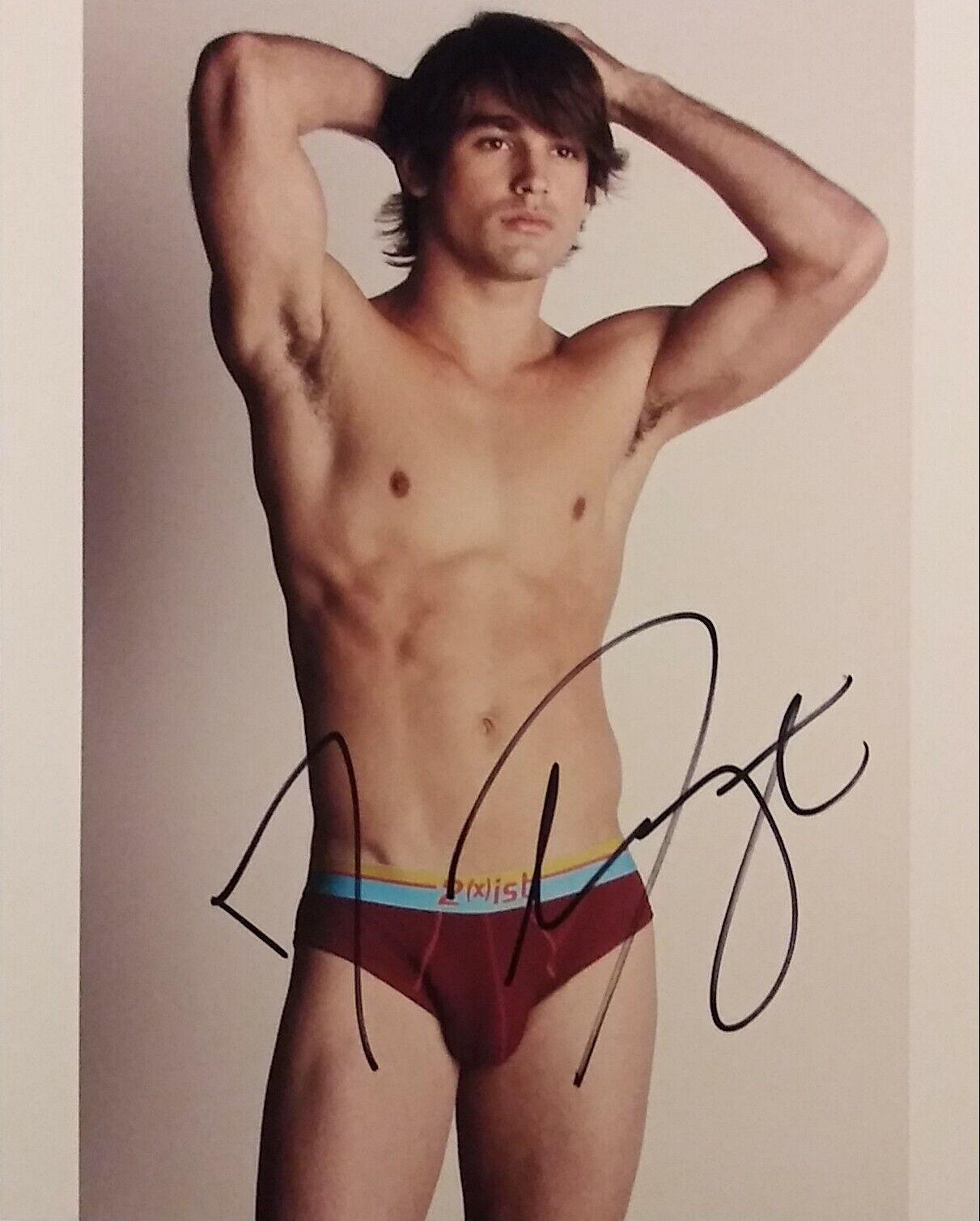 Justin Gaston signed 8x10