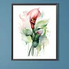 Lys Calla-Per&ccedil;age Rond Peinture Diamant-40*50CM