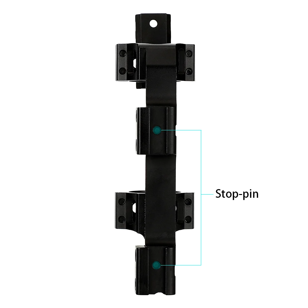 ohhunt® 11mm 3/8" Dovetail Rifle Scope Rings 25.4mm 30mm One Piece Cantilever Mount with Top Picatinny Rail Bubble Level
