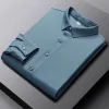 2023 New Stretch Non-Iron Men's Large Size Long Sleeve Shirt