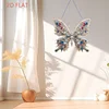 Diamond Painting Acrylic Christmas Butterfly Window Hanging Pendant for Home Decor