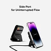 Modular Magnetic Phone Holder Power Bank Set, Foldable Stand and Portable Wireless Charger with Magnetic USB-C Cable