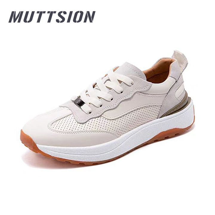 MUTTSION Horsehide Soft Sole Shock Absorbing Leather Sports Shoes MUTTSION.COM MUTTSION