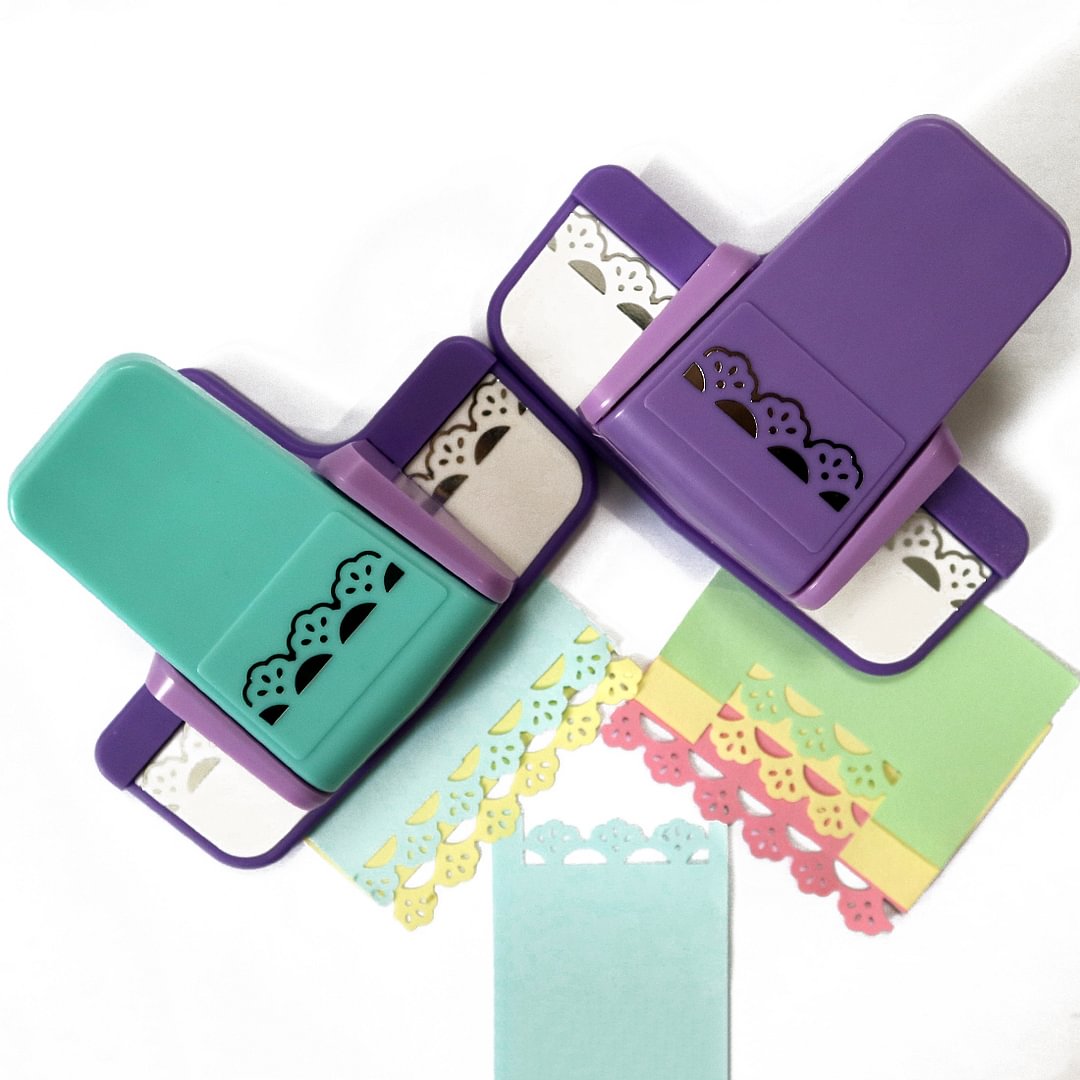 Paper Punchers Circle Holes Puncher Fancy Border Edge Craft Punch for