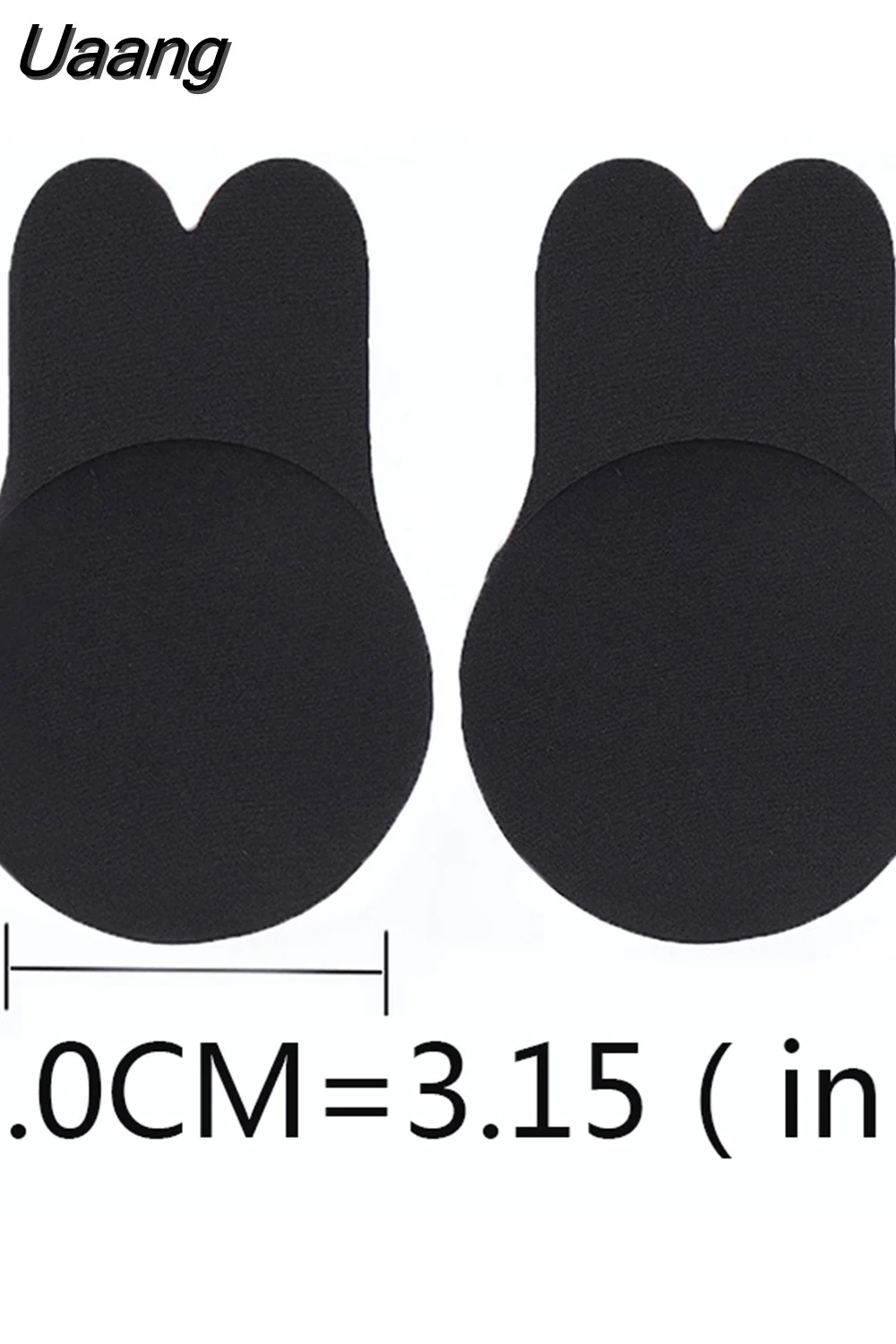 Uaang Adhesive Silicone Bra Pads Reusable Women Fish Tail Bh Sticky Bra Strapless Push Up Invisible Bra Sexy Lingerie Rabbit Bras