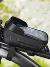 PU Hard Shell Bicycle Front Frame Bag Waterproof Touch Screen Handlebar Holder