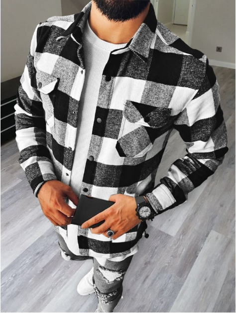 Men's Plaid Casual Jacket