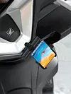 Motorcycle Navigation Bracket 4mm Carbon Steel Smartphone Navigation Holder Wear Resist Motorcycle Front Extension Crossbar for 2025 PCX160 Accessories
