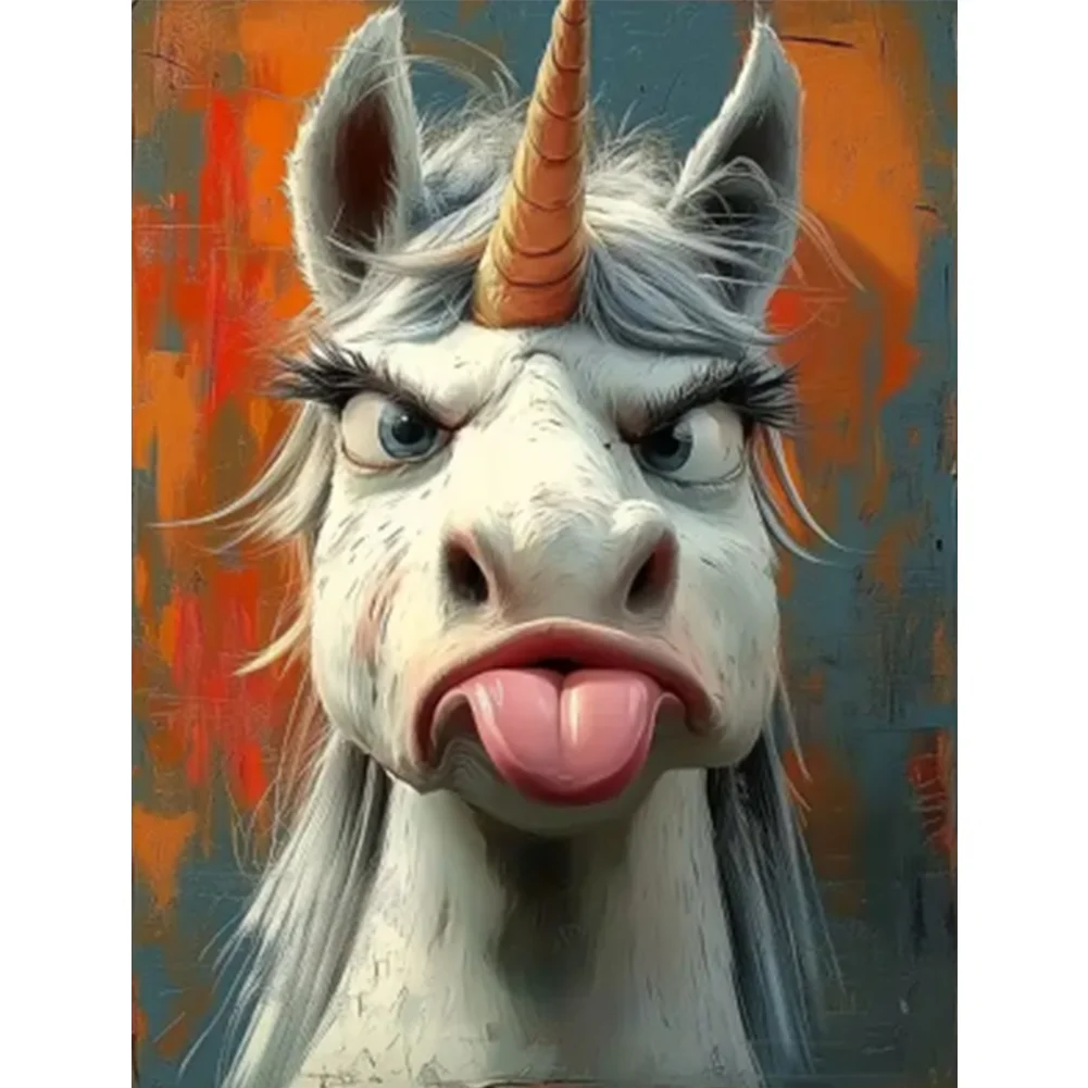 Diamond Painting - Full Square Drill - Unicorn(Canvas|35*45cm)