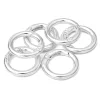 Metallic Spring Circle Buckles DIY Fashion Accessories
