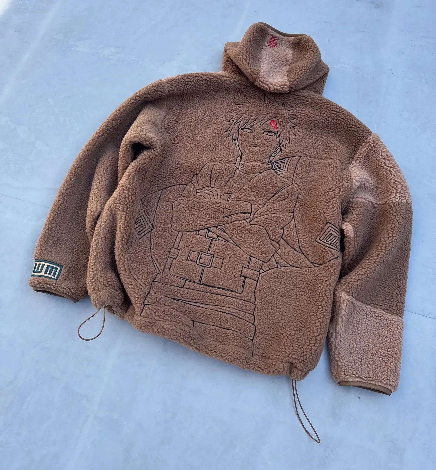 Naruto Gaara Wool Warmth for Fall and Winter Zipper Jacket