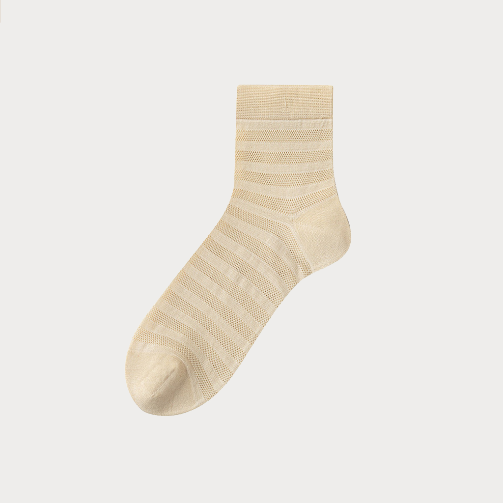 Women's Ankle Socks - Minimalist Solid Colors for Versatile Pairing REAL SILK LIFE
