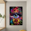 (50*70cm)Eye of the Flower - Full Round Drill Diamond Painting