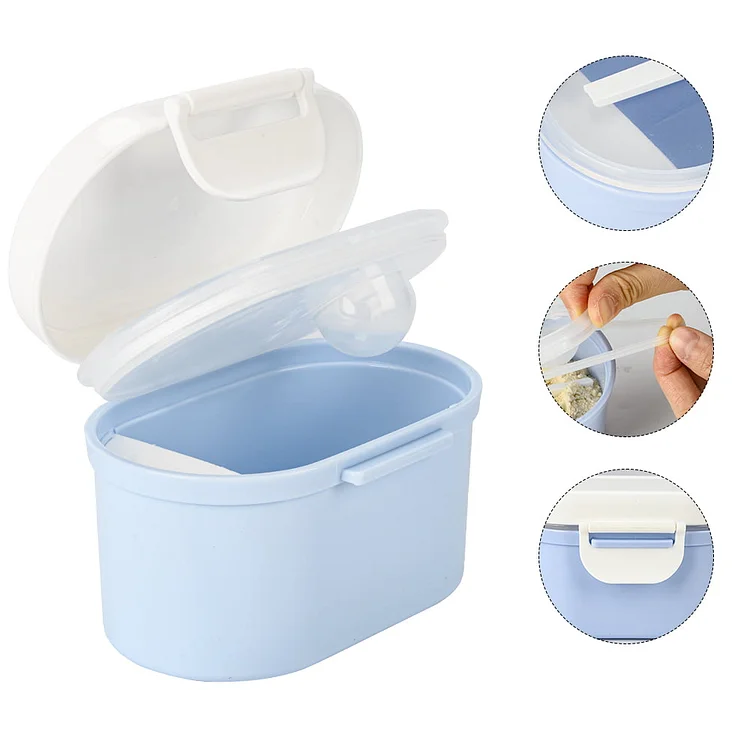 Baby Formula Dispenser, Portable Travel Milk Powder Formula Container Candy Fruit Snack Storage Container