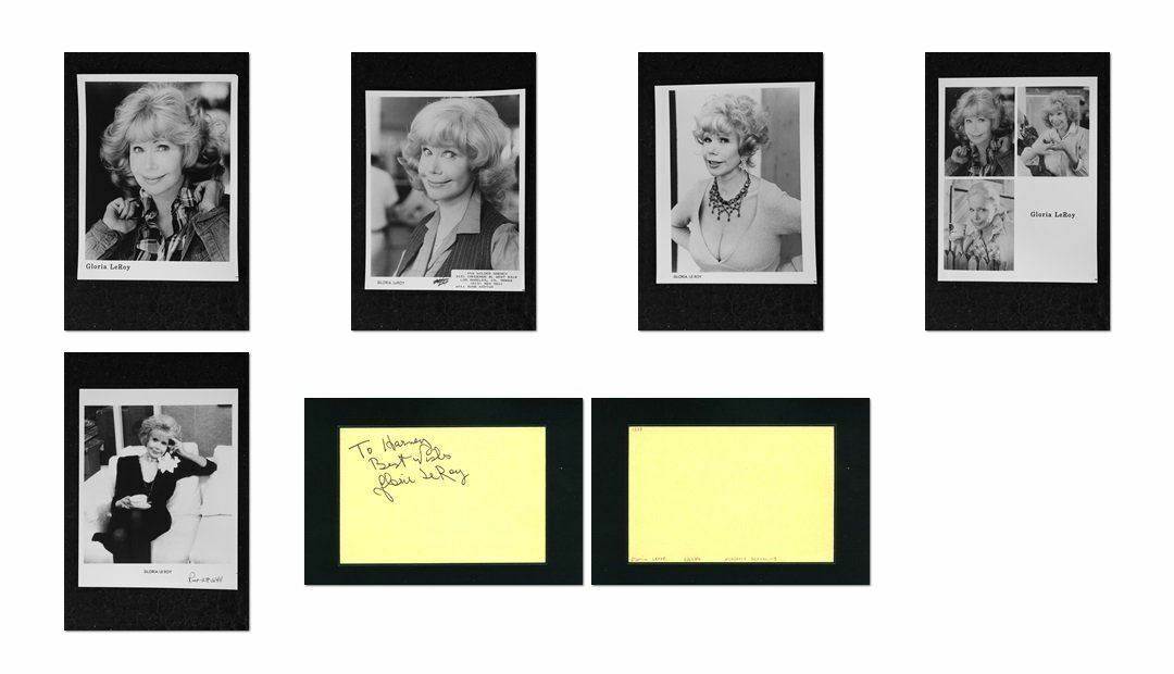 Gloria Leroy - Signed Autograph and Headshot Photo Poster painting set