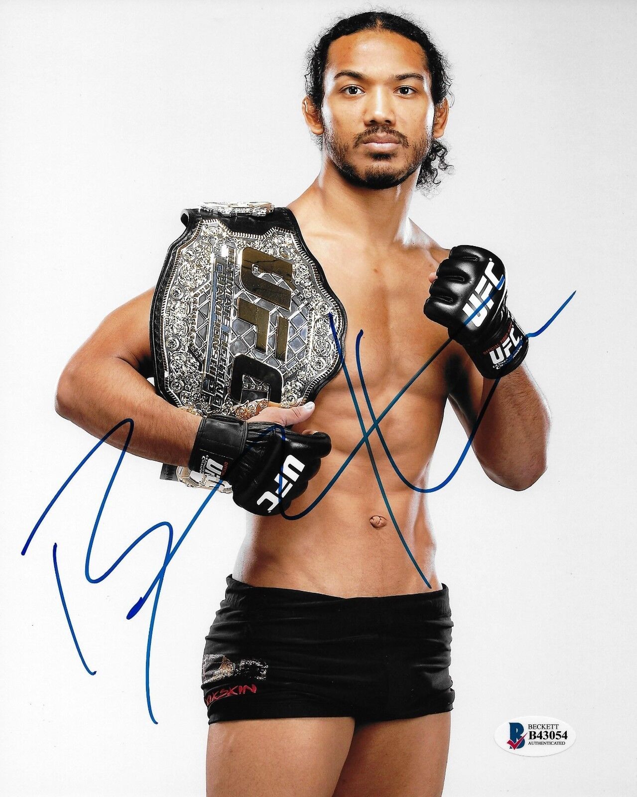 Benson Henderson Signed 8x10 Photo Poster painting BAS Beckett COA UFC Belt Picture Autograph 1