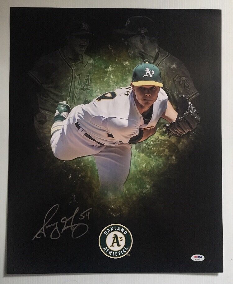 Sonny Gray Signed Autographed 16x20 Photo Poster painting Oakland Athletics PSA/DNA COA 6