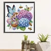 Blumenschmetterling - speziell geformte Diamond Painting - 30*30cm