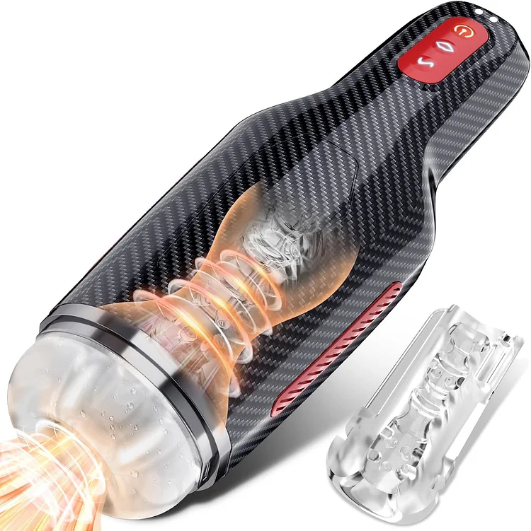 Male Masturbator Penis Pump - Male Sex Toys for Men with Upgrade Vacuum Pump & 7 Thrusting Rotating Vibrating Sucking Licking LCD Adult Toys Mens Sex Toys Pumps & Enlargers