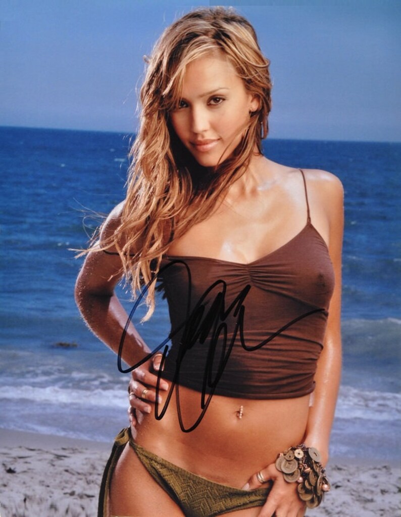 JESSICA ALBA Hand Signed Certified Authentic Autograph Dark Angel Fantastic Four wcoa