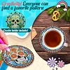 8pcs Full Drill DIY Gem Art Diamond Painting Set Halloween(Skull)