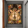 Rabbit Full Stamped Cross Stitch 11CT 3-Strand 40x60cm